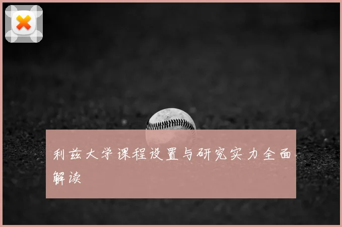 利兹大学课程设置与研究实力全面解读